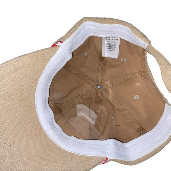 Beige and Red Men's Hat - Picture 6 of 6